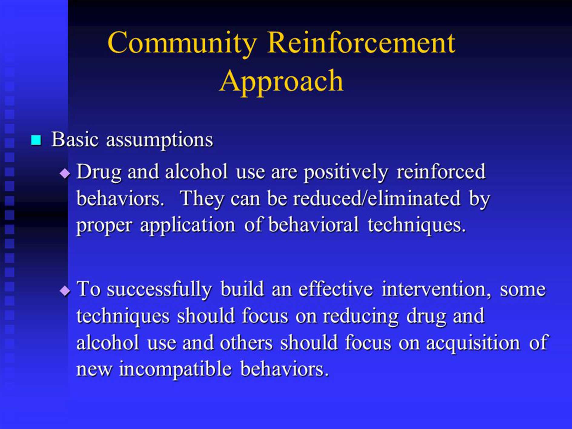What Is the Community Reinforcement Approach florida